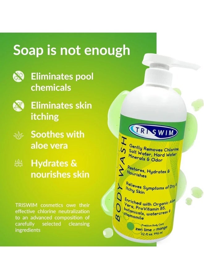 TRISWIM BODY WASH Lime & Mango US 946ml - Image 4