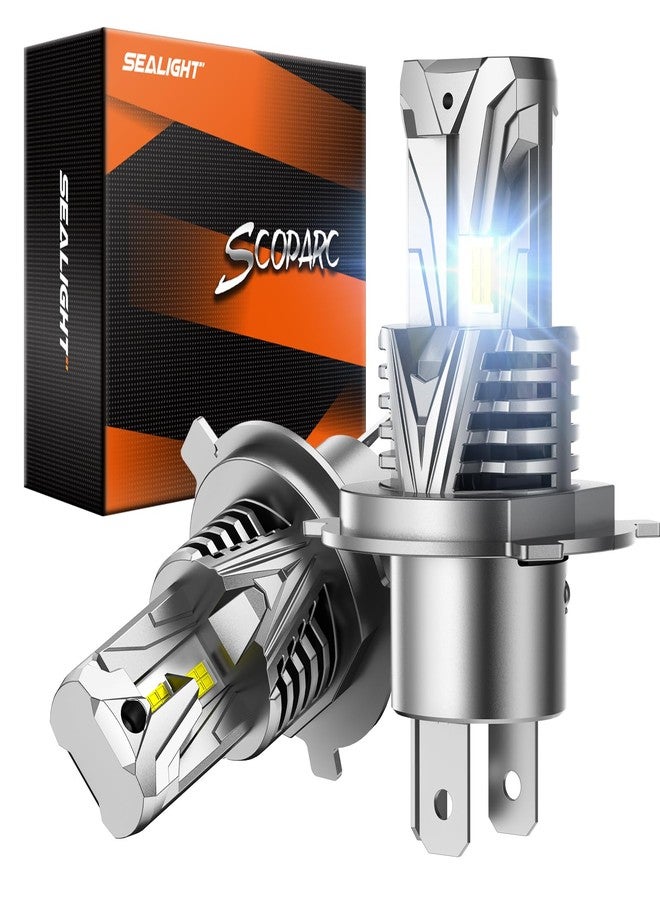 SEALIGHT H4 Fog Lamps 60000LM High Power 9×Brightness for ATVs & Powersports, 2025 Version 99% Compatibility, S7S Wireless H4 Fog Bulbs 10 Years Lifespan Plug and Play- Pack of 2 - Image 1