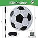 PCFING 18 Inch Soccer Piata with 30 Inch Piata Stick Blindfold Confetti for Boys Girls Adults Birthday Party Game Decorations Anniversary Celebration Fiesta - Image 4