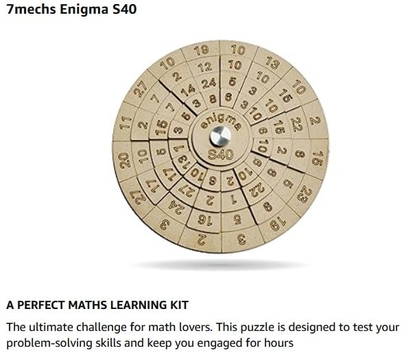 7Mechs Enigma S40 Brain Teaser Educational Maths Puzzle 3D Puzzle - Kids - Image 5