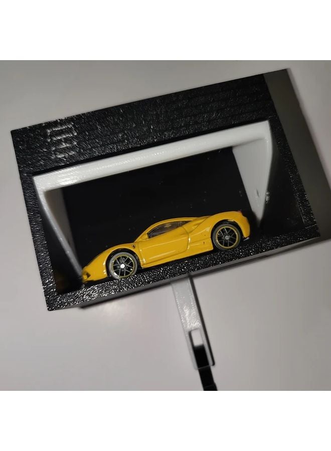 Modern Wall Mounted Key Holder With Door Opening Blue Plastic Storage Box - Image 5