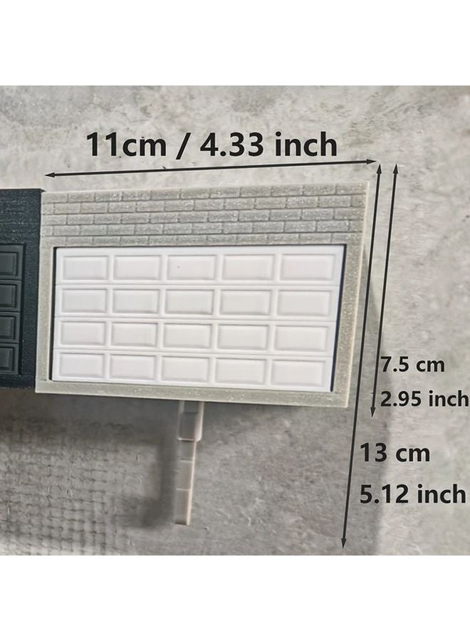 Modern Wall Mounted Key Holder With Door Opening Blue Plastic Storage Box - Image 4