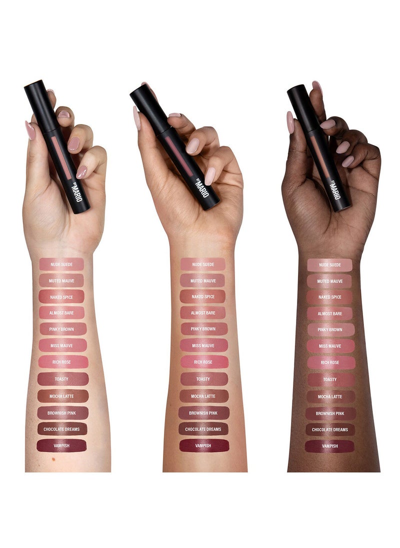 MAKEUP BY MARIO Ultra Suede™ Cozy Lip Crème (Toasty - Rich Ginger Brown)  - Image 5