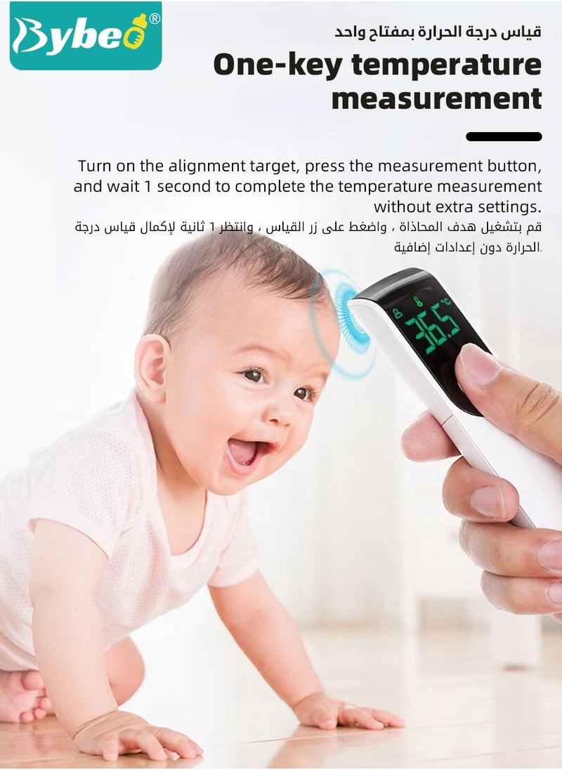 Bybeo Forehead Thermometer for Babies and Adults, Non-Contact Infrared Forehead Thermometer with Fever Alert, LCD Display, Instant Reading, ℃/℉, Digital Thermometer, FSA HSA Eligible  - Image 5