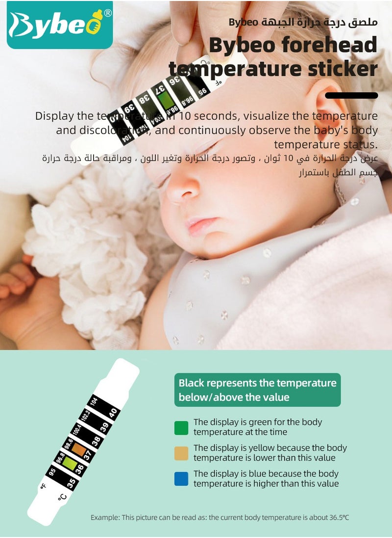 Bybeo - Forehead Thermometer for Babies and Adults, Non-Contact Infrared Forehead Thermometer with Fever Alert, LCD Display, Instant Reading, ℃/℉, Digital Thermometer, FSA HSA Eligible - Image 1