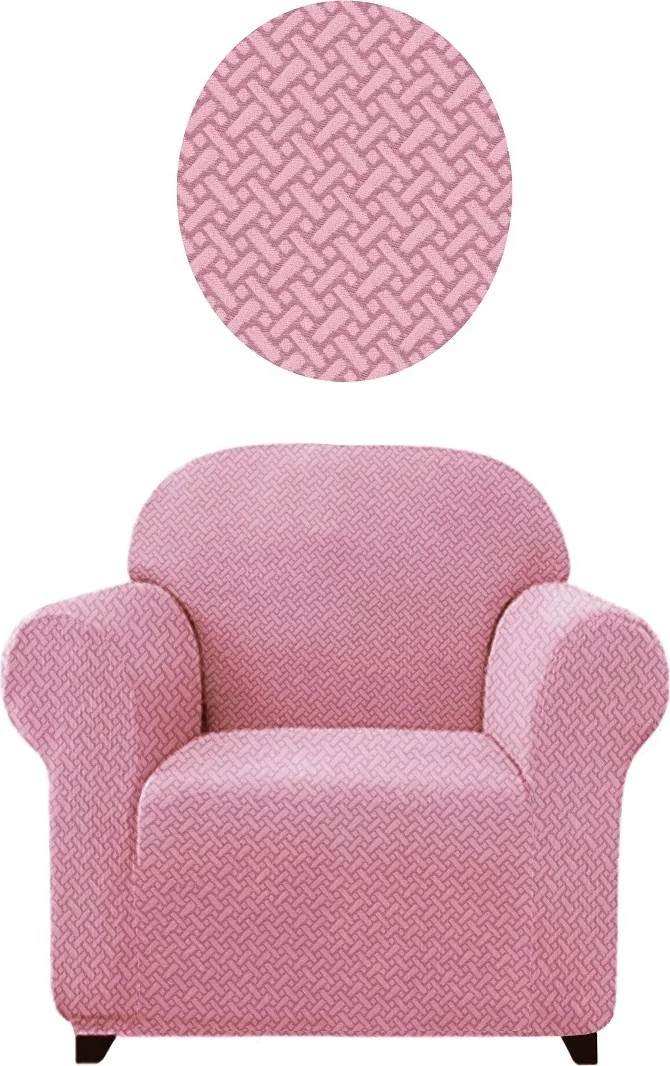 الجيار Wicker Pattern Lycra Fabric for Armchair, Sofa, Sofa Bed Cover, Flexible Armchair (Armchair)