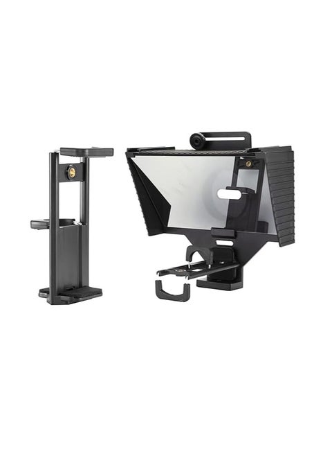 Sutefoto Professional Teleprompter TC1 Support camera phone tablet for Recording and teaching video with Remote Control Compatible