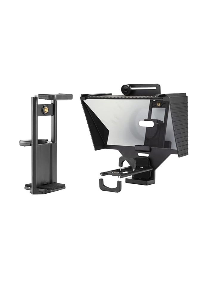 Generic - Sutefoto Professional Teleprompter TC1 Support camera phone tablet for Recording and teaching video with Remote Control Compatible - Image 1