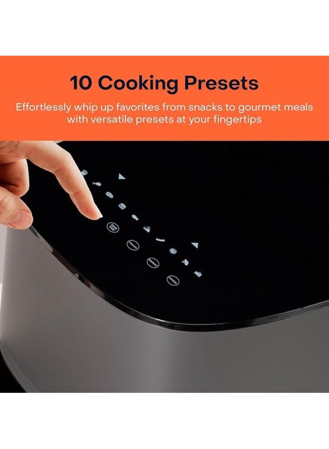 Air Fryer Essentials Vision, 5.2L Capacity, 10 Cooking Presets with Clear Window and Light, Pro-Cyclone Technology, 1500 Watts  - Image 2