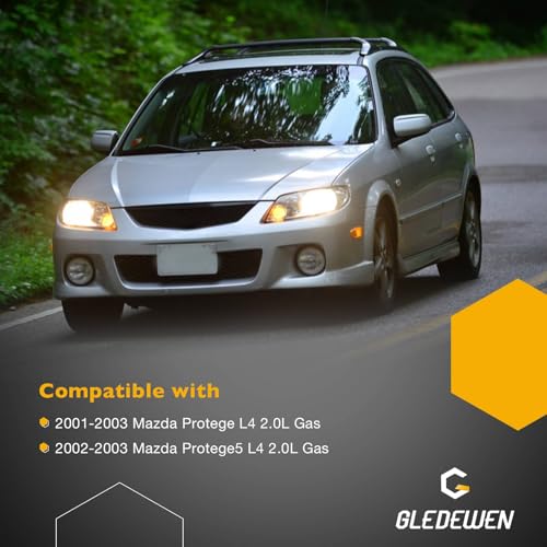 Gledewen 20 Fuel Injector 4 Holes 4Pcs Compatible with 20012003 Mazda Protege 20022003 Protege5 Replaces FJ657 INP783 4G1408 84212244 FSJ213250 - Image 3