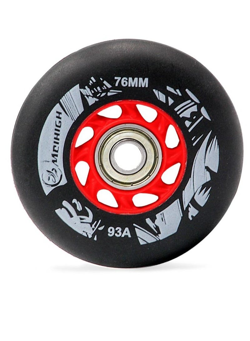 Generic Inline Skate Shoes Wheel 76mm With Bearing Single piece  - Image 1