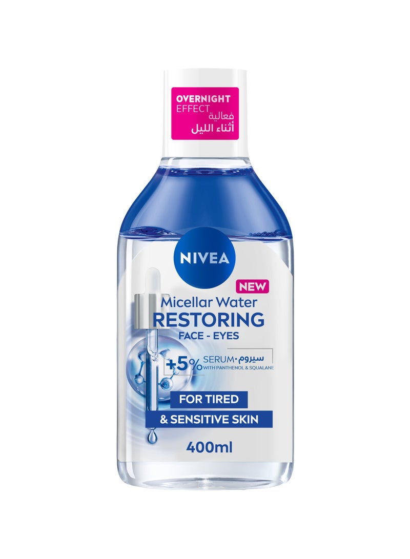Nivea Micellar Water Restoring Face And Eyes Cleanser 400ml - Image 1