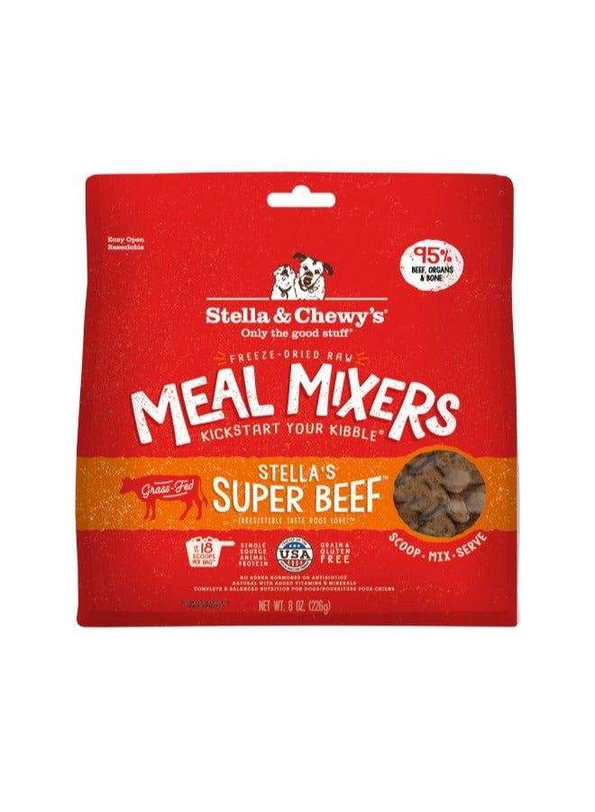 Stella & Chewy's Dog Food Super Beef Meal Mixers 99.2G  - Image 1