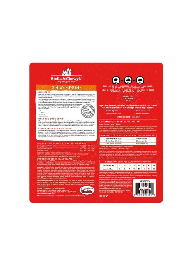Stella & Chewy's Dog Food Super Beef Meal Mixers 99.2G  - Image 2