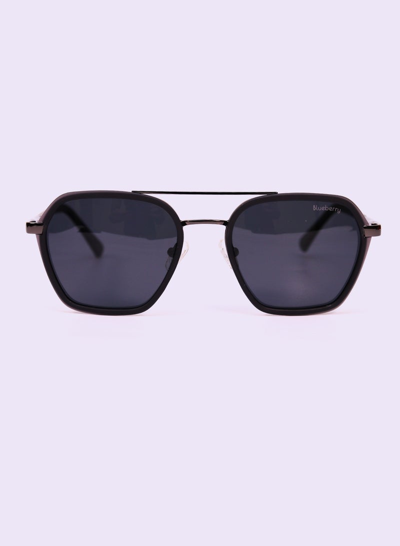 Blueberry sunglasses high quality hexagonal and polarized  lenses protect your eyes from the sun's harmful rays - Image 5