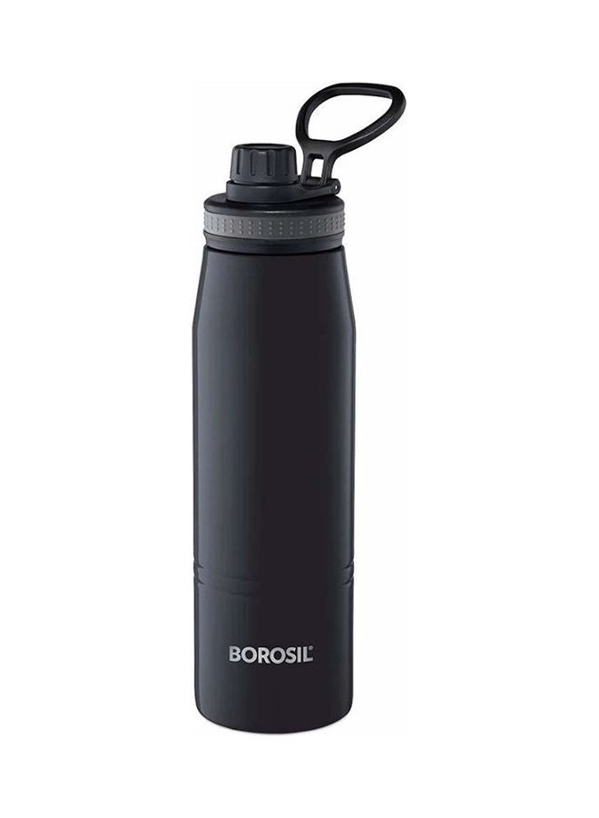 Borosil Vaccum Gosport Bottle 900Ml Black - Image 1