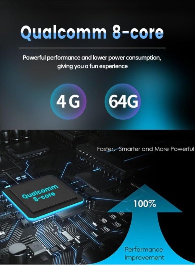 كار لينكيت 2024 علبة Ai CarPlay بنظام Android 13.0 سعة 4 64G سلسلة Pro مع شريحة Qualcomm متميزة بثماني أنوية، محول وسائط متعددة 3 في 1، متجر Google Play، Android Auto، مخصص فقط للسيارات التي تحتوي على CarPlay السلكي OEM - Image 5