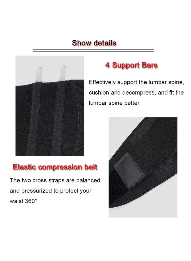 Generic Protective sports waist belt Men's basketball training Fitness waist belt Lumbar spine support Intervertebral disc waist protection Women's abdominal belt - Image 5