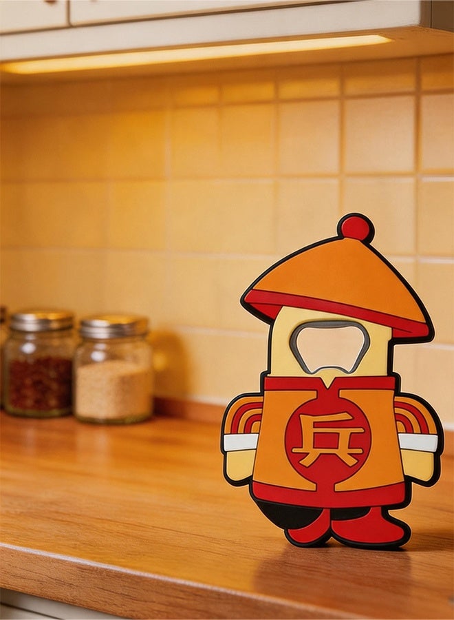 Traditional Chinese Chess "Bing" Fridge Magnet Bottle Opener - Image 3