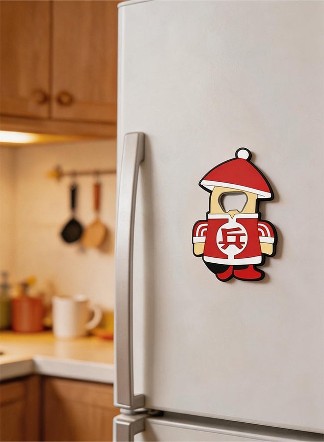 Traditional Chinese Chess "Bing" Fridge Magnet Bottle Opener - Image 2