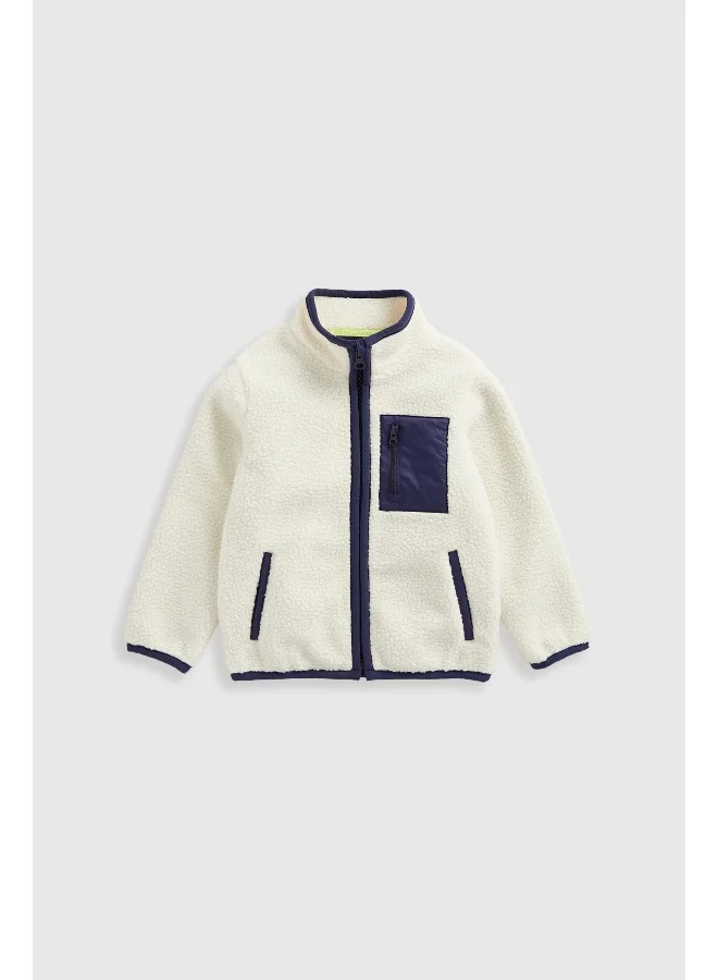 mothercare Cream Fleece Jacket