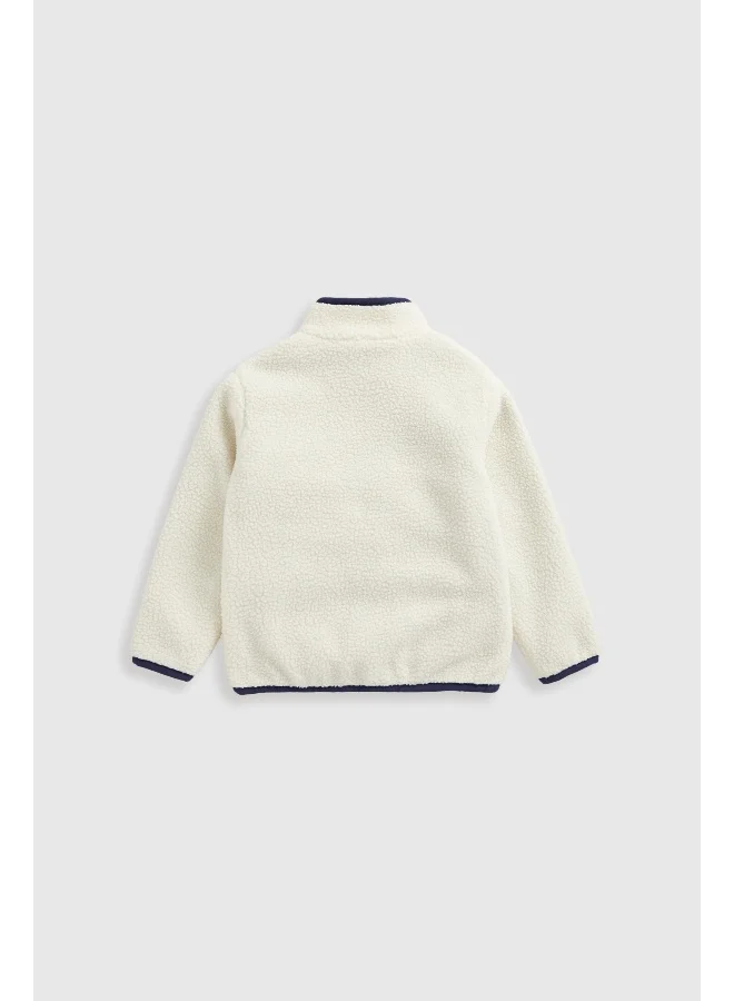 mothercare Cream Fleece Jacket