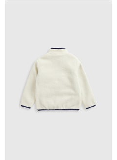 mothercare Cream Fleece Jacket  - Image 2