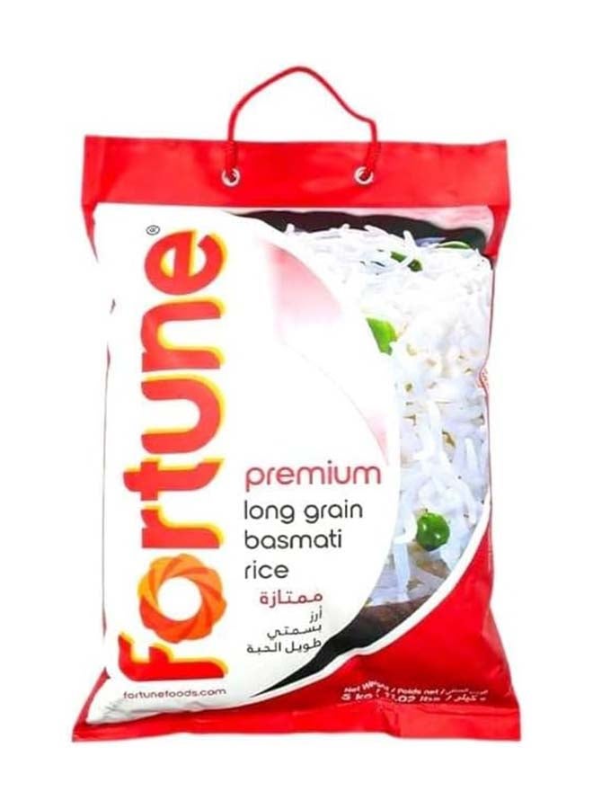 Fortune Premium Long Grain Basmati Rice, Extra Long Aromatic Rice, 5kg