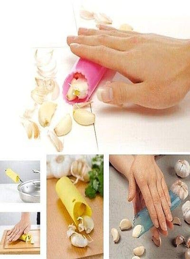BonCera, All-in-one Premium Ceramic Garlic Grater Plate 4-Piece Set - Butterfly Design, Classic Style - For Garlic, Ginger, Chocolate, and more! - Comes with 5.25" Plate, Peeler, Brush, and Stand - Image 3