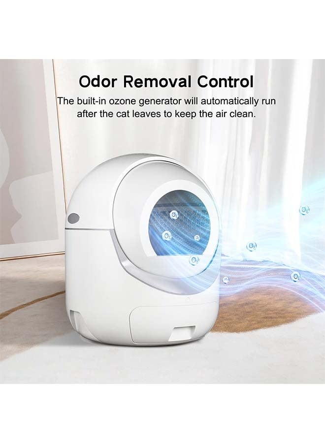 Sakulight صندوق فضلات القطط ذاتي التنظيف، صندوق فضلات القطط الأوتوماتيكي - Image 4