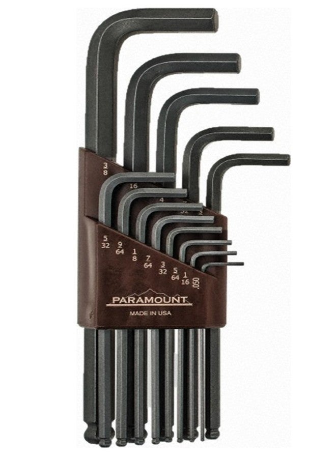 Paramount Ball End Hex L-Keys, 0.05" to 3/8", 13 Piece Set (Inch) - Image 2