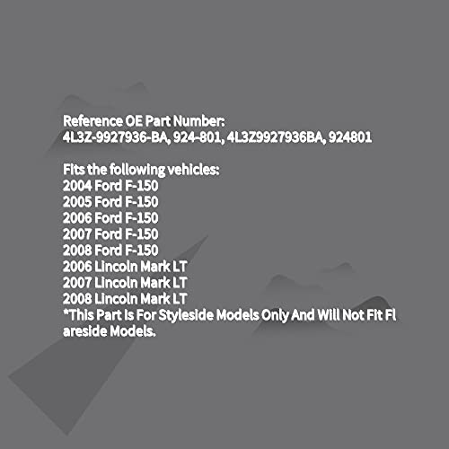YUTOCOOL Fuel Filler Door Housing Pocket Assembly Gas Tank Cap Door Hinge for 2004-2008 Ford 2006-2008 Lincoln Mark LT Replace 4L3Z-9927936-BA 4L3Z9927936BA 924-801 924801 - Image 4