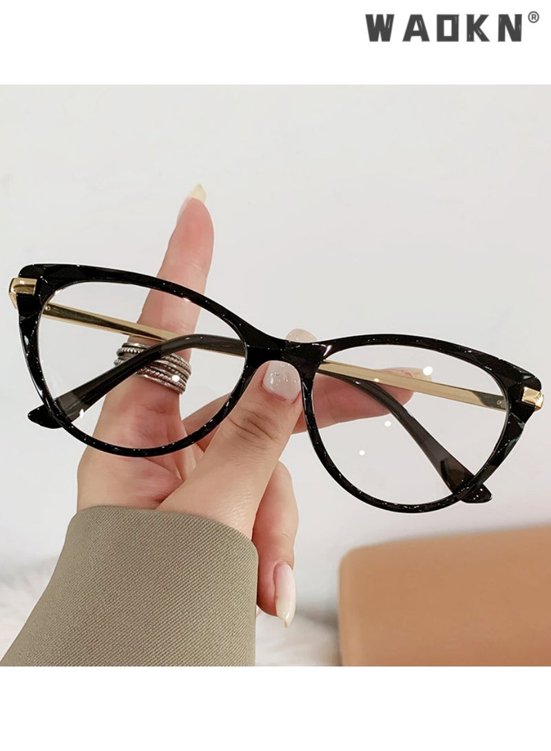 دبليو أيه أو كي أن نظارات شمسية مربعة مضادة للضوء الأزرق مضادة للضوء الأزرق للقراءة والكمبيوتر والألعاب والتلفزيون والهواتف نظارات شمسية عصرية مضادة لإجهاد العين والصداع للرجال والنساء لامعة - Image 4