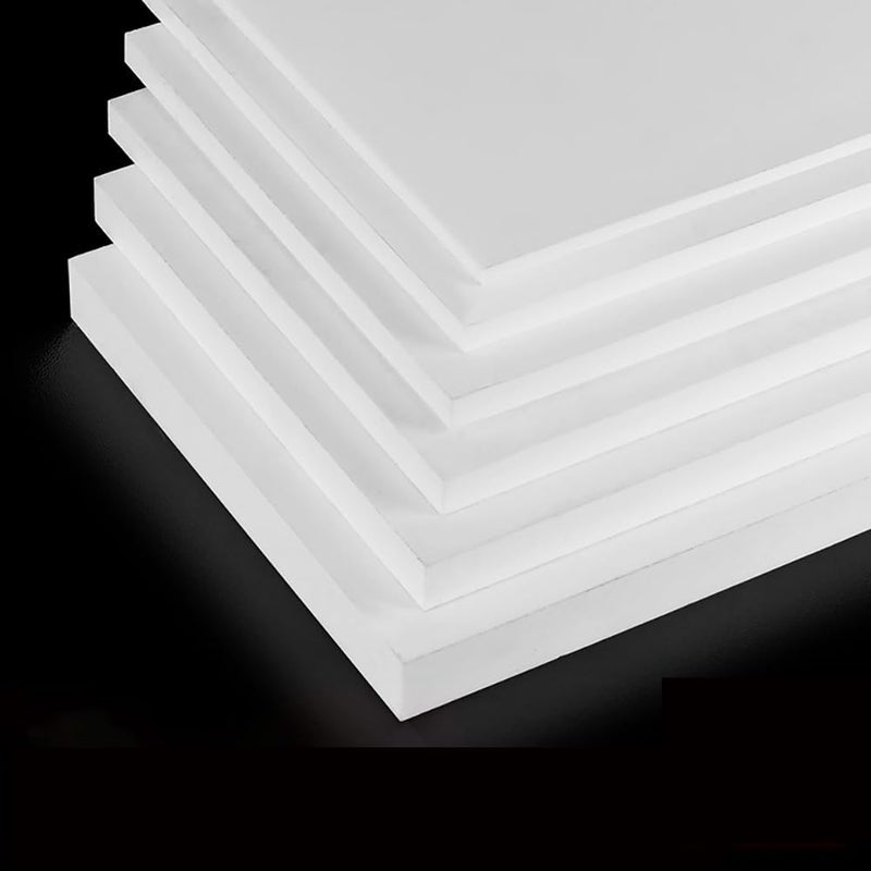 White PTFE Sheet Polytetrafluoroethylene Board 50x50x10mm Acid Alkali Resistant Insulation - Image 3