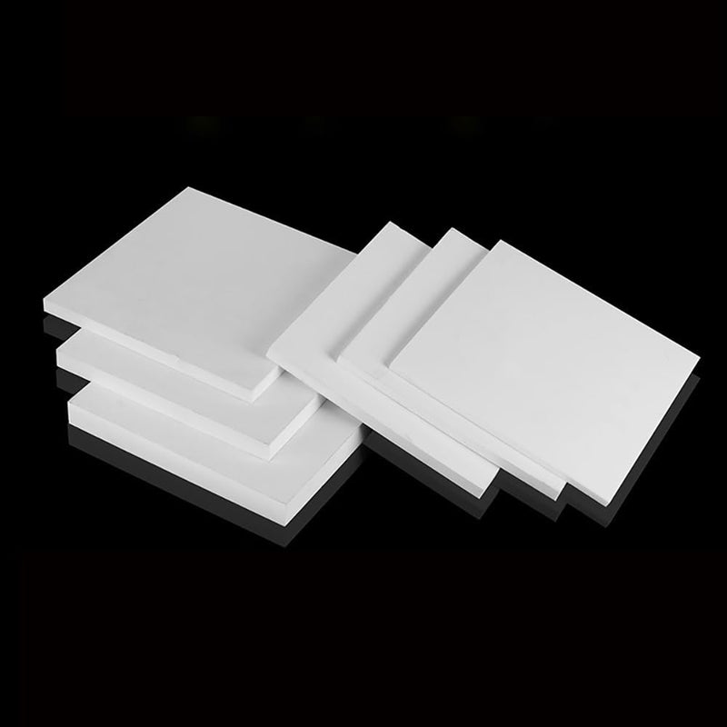 White PTFE Sheet Polytetrafluoroethylene Board 50x50x10mm Acid Alkali Resistant Insulation - Image 4
