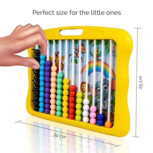 Ratna's Fantasy Slate 2 in 1 to Scribble, Count & Learn with Fun Educational Activity Set for Kids 2+ Years - Image 5