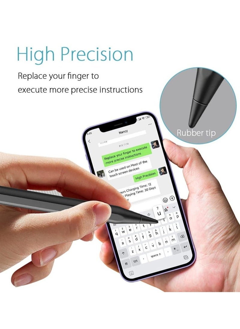 ELTRAZONE 2021 Upgraded Stylus Pen for Touch Screens, Rechargeable Phone Pen for Android & iOS Compatible with iPhone/iPad/Pro/Mini/Other Tables & Smart Phone  - Image 5