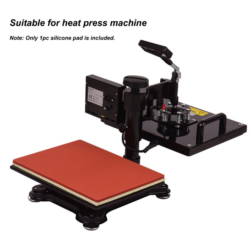 290*380*8mm Heat Pressing Mat Silicone Pad High Temperature Plate Compatible with Cricut Easy Press 2 for Heat Press Machine T-Shirts Heat Transfer Sublimation - Image 5