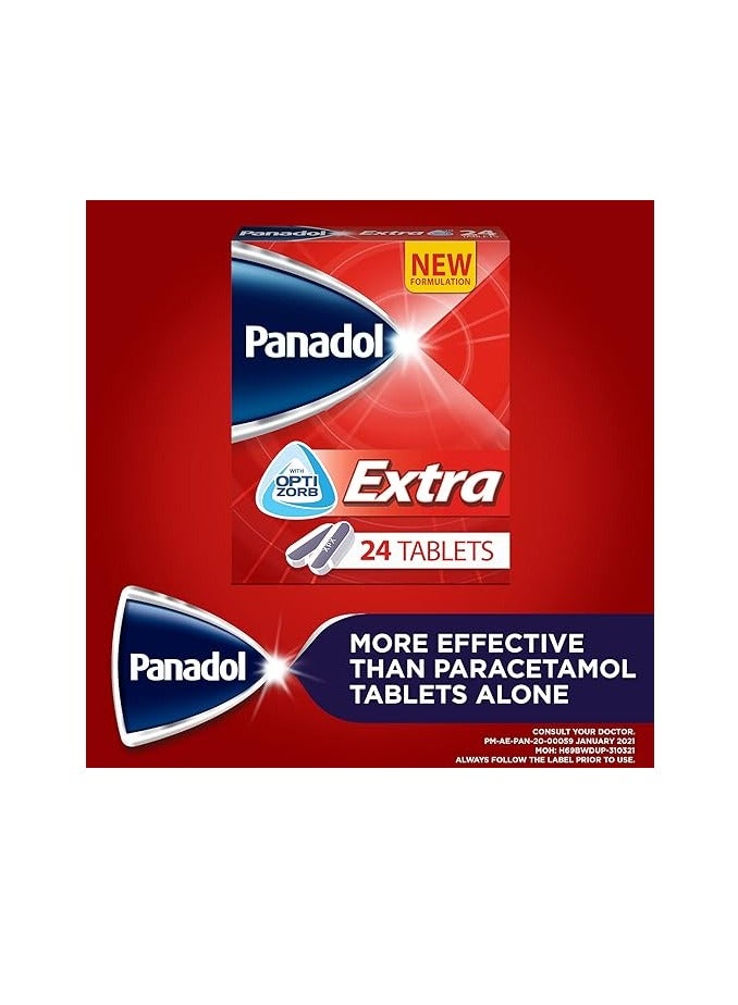Panadol بانادول إكسترا مع أوبتيزورب 24 قرص - Image 4