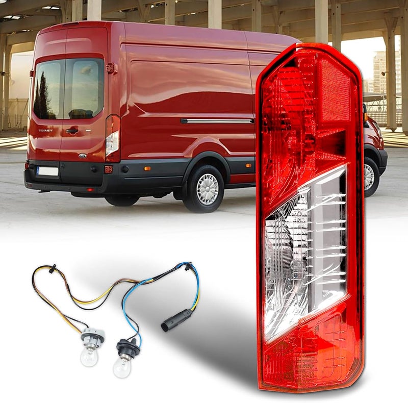 ZSBMP Tail Lights for Ford Transit 150 250 350 350HD (2015-2023) - Right Passenger Side with New Bulbs - Image 1