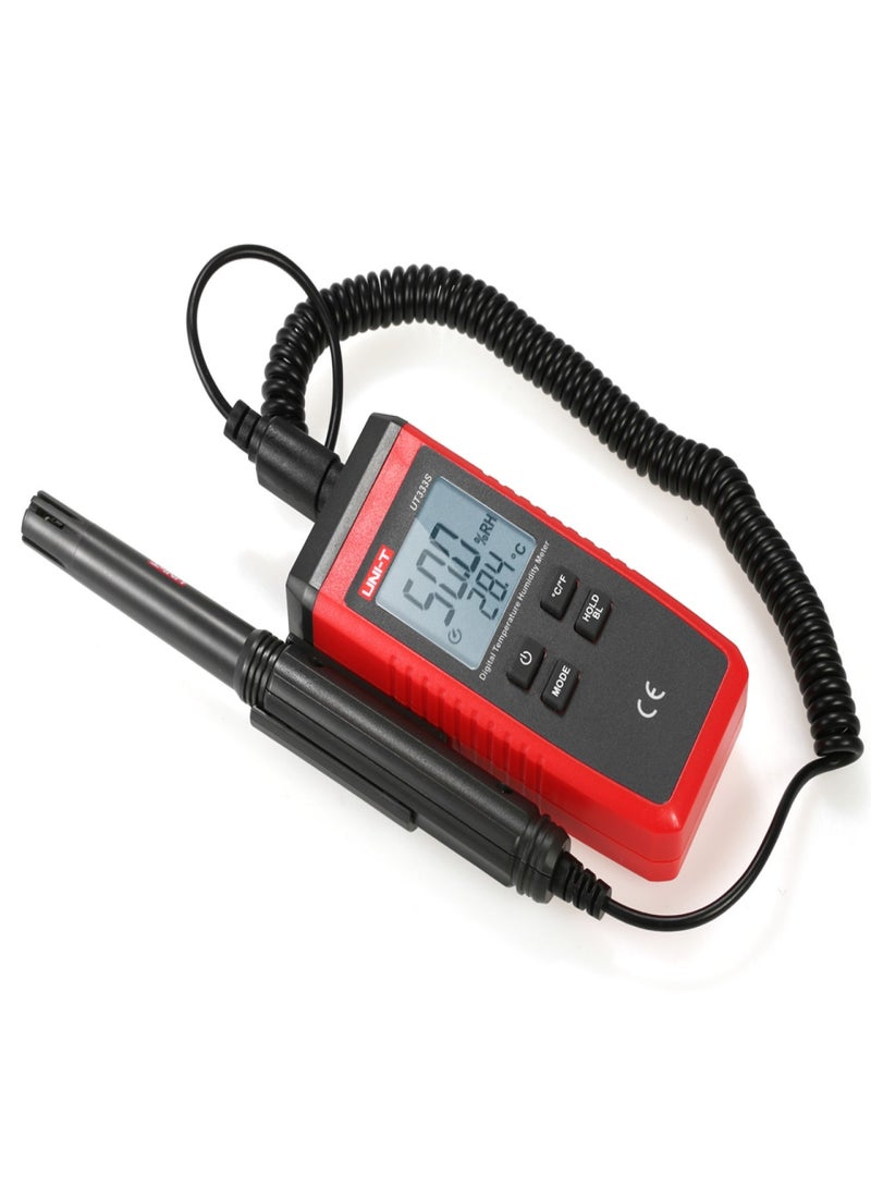 مقياس درجة الحرارة والرطوبة المصغر UNI-T UT333S مع شاشة LCD رقمية ووحدة قياس °C/°F - Image 5