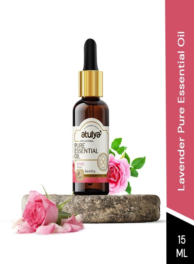 Atulya Rose Pure Essential Oil | Natural Essential Oil | Essential Oil for Skin Toning | Pure Essential Oil for Soft Skin | Free From Harsh Chemicals | Suitable for All Skin Types| 15ml - Image 5