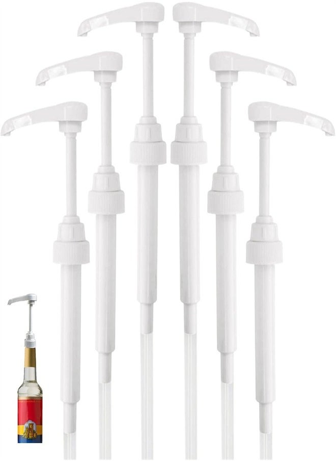 Generic Syrup Pump, 6pcs Coffee Syrup Dispenser Pump, Syrup Pump Dispenser Flavor Syrup Pump Caramel Syrup Pump Replacement for adding syrup to Coffee,Tea, Soda  - Image 1