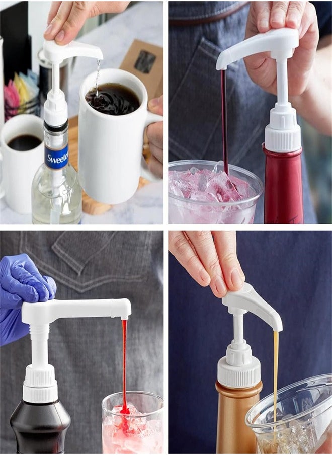 Generic Syrup Pump, 6pcs Coffee Syrup Dispenser Pump, Syrup Pump Dispenser Flavor Syrup Pump Caramel Syrup Pump Replacement for adding syrup to Coffee,Tea, Soda  - Image 5