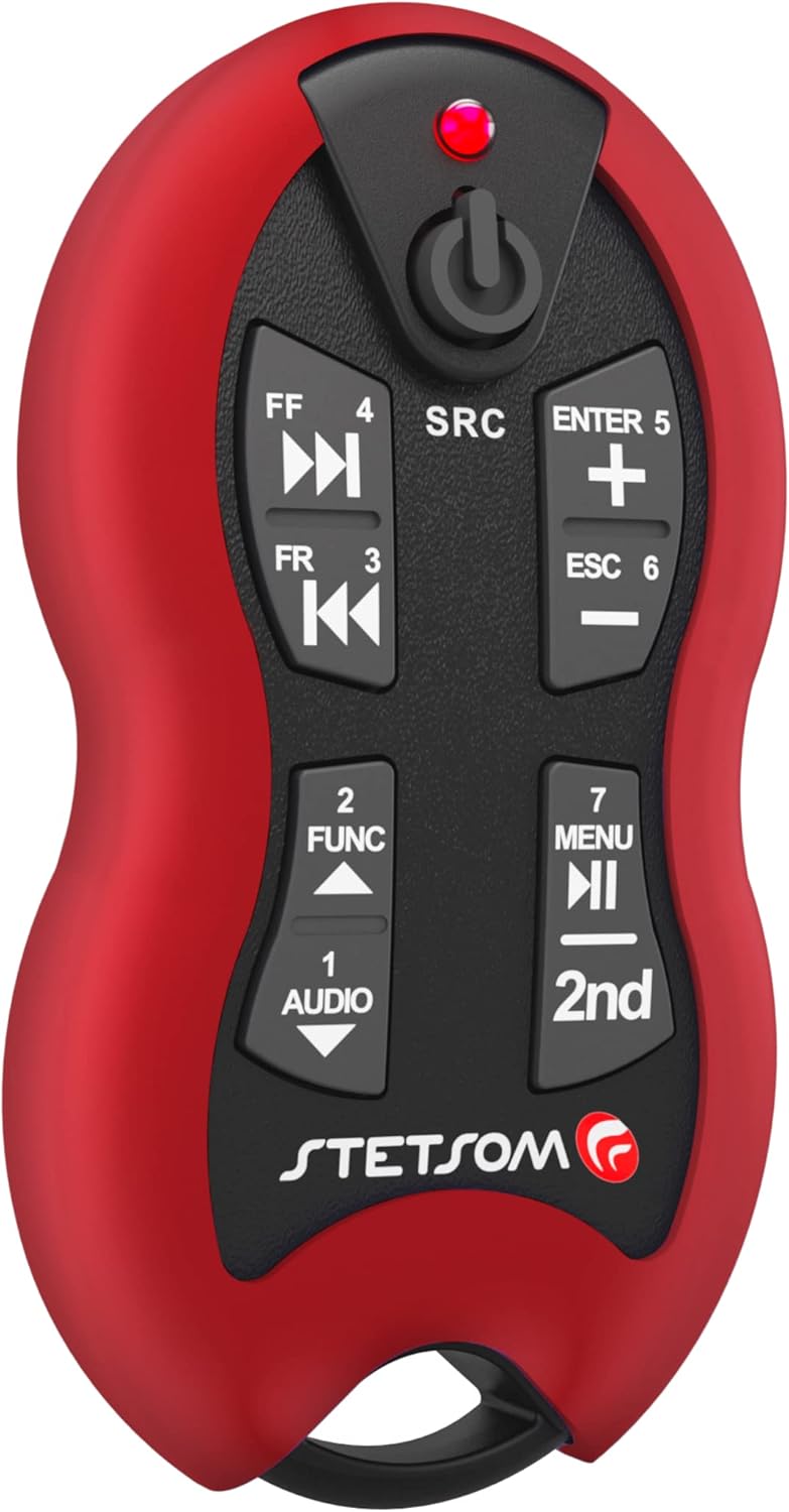 Stetsom SX2 - Universal Remote Control, Infrared, Long Range (1640 ft), 16 Functions, Learning Mode, Compatible with Car Audio Head Units, Home Devices and Video Equipment - Image 4