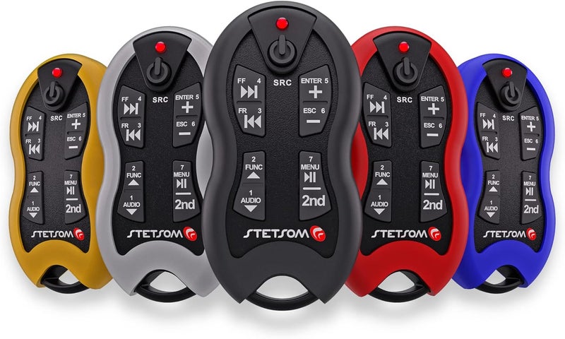 Stetsom SX2 - Universal Remote Control, Infrared, Long Range (1640 ft), 16 Functions, Learning Mode, Compatible with Car Audio Head Units, Home Devices and Video Equipment - Image 2