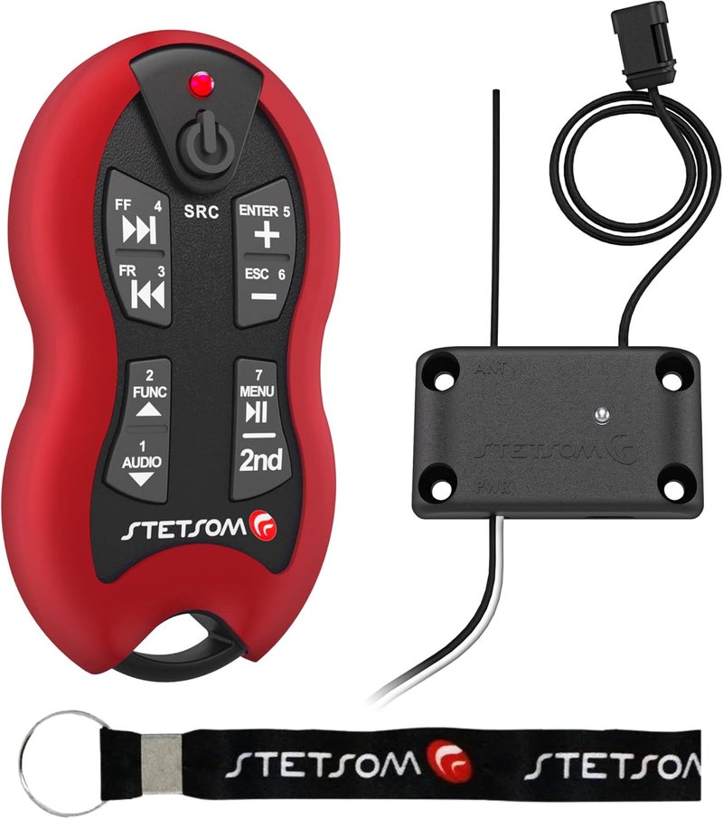 Stetsom SX2 - Universal Remote Control, Infrared, Long Range (1640 ft), 16 Functions, Learning Mode, Compatible with Car Audio Head Units, Home Devices and Video Equipment - Image 3