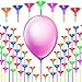 PROLOSO 200 Pcs Balloon Sticks with Cups Bulk Balloon Stakes for Wedding Party Decors Multicolored - Image 2