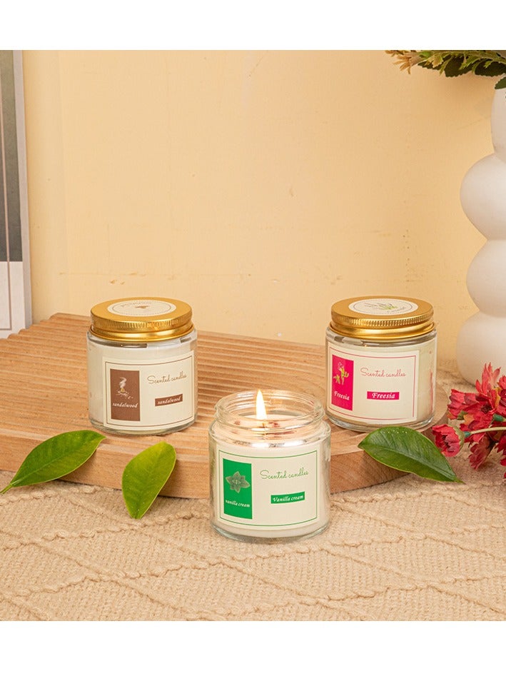 general Essential oil scented candles Jasmine scent Natural sleep aid Ramadan souvenirs recommended Valentine's Day gifts - Image 2