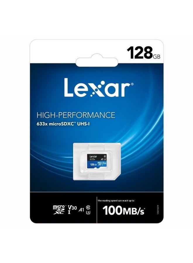 Lexsha High-speed Mobile Phone Tf Memory Card 32g64g128g Driving Recorder Monitoring Sd Memory Card-Color:633x-Capacity:128GB